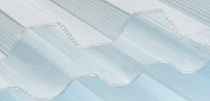 corrugated translucent polycarbonate roofing sheet AKRA&reg;LUX MINICELL AKRAPLAST