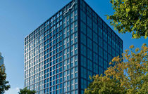 curtain wall insulation glass panel DEUTSCHE BORSE Josef Gartner