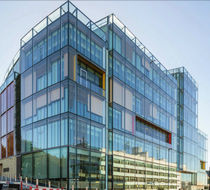 curtain wall laminated glass panel 1 JOHN STREET Josef Gartner