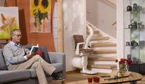 curved chair stair lift OTOLIFT ONE Otolift
