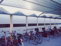cycle stand with shelter for public spaces  EMIS FRANCE