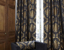 damask fabric for curtain TROVATORE VEREL DE BELVAL