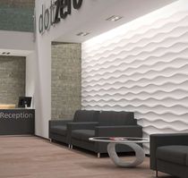 decorative 3D reinforced gypsum wall panel HOUR GLASS Armourcoat USA
