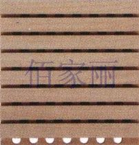 decorative acoustic wooden wall panel: MDF 09003 techpanel inc