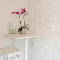 decorative eco-friendly wall panel in recycled cellulose fiber SQUARES WALLART