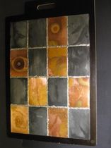 decorative metal wall panel PATCHOWRK Dezinc
