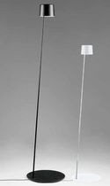 design aluminium floor lamp CHORUS 22 by Wessely, Eliasson, Lind, Bornstein BLOND