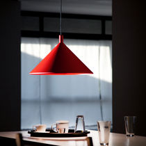 design aluminium pendant lamp CONO cod.1861 by Elio Martinelli , 1980 Martinelli Luce Spa