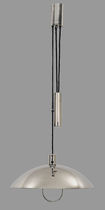 design aluminium pendant lamp by Marianne Brandt (Bauhaus) HMB 25/500 by Marianne Brandt & Hans Przyrembel Tecnolumen