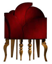 design bed-side table FLOR : 0035 LOLA GLAMOUR