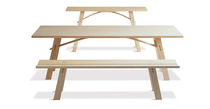 design bench in certified solid wood (FSC-certified) CLIFTON by Terence Conran BENCHMARK