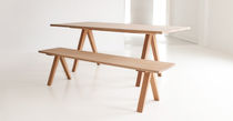 design bench in certified solid wood (FSC-certified) VICTORIA by Terence Conran BENCHMARK