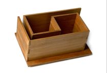 design CD/DVD shelf in certified solid wood (FSC-certified) MAZE MINI Woodloops