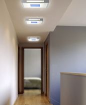 design ceiling lamp (glass) SQUARE-APPLIQUE / PLAFONNIER 25 Atelier Clarisse Dutraive
