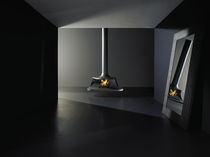 design central fireplace (wood-burning open hearth) DROP by Massimo Iosa Ghini Antrax IT