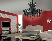 design chandelier (Murano blown glass) VENICE: RIALTO Classic Light