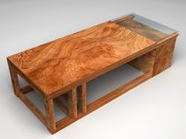 design coffee table in certified wood (FSC-certified) METRIC SIDD