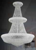 design crystal chandelier TAJ MAHAL 50 CHROME UNITED LIGHTS