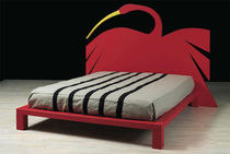design double bed AIRONE by Fabio De Poli MIRABILI Arte d'Abitare