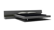 design double bed with integrated bed-side table FLAT by Tanju Ozelgin B&T Design