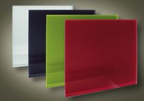 design electric radiator (coloured glass)  The Glass Radiator Company