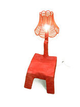 design fabric floor lamp FIRST FRACTURES Ineke Hans