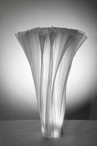 design floor lamp in recyclable material GRAND FOEHN Les Fourmis Bleues