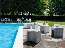 design garden stool CROSSOVER by G.Menguzzato & C.Nascimben Calligaris Italian home design since 1923