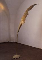 design iron floor lamp SILUETA by Bohuslav Horak ANTHOLOGIE QUARTETT