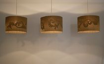 design pendant lamp in cardboard FLUTE PENDANT by Giles Miller Farm