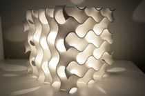 design polyamide table lamp GYROID by Bathsheba Grossman  .MGX by Materialise