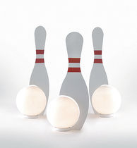 design polycarbonate floor lamps BOWLING by Christian Piccolo ZAVA