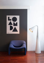 design polypropylene floor lamp (adjustable) CAMP by Jakob Timpe Marset Iluminacion