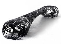 design public bench in carbon fiber BENCH & STONE by Peter Donders Outdoorz Gallery