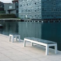 design public bench in concrete CONFIGURATOR LUGARCOMUM (CONCRETE + STONE) Grupo Amop Synergies