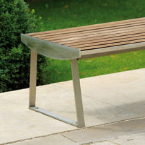 design public bench in wood and metal ORLANDO AREA