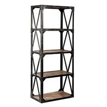 design shelf: industrial style WOODRUST RACK metafor-design.com