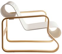 design sled base armchair by Alvar Aalto (scandinavian) 41 Artek