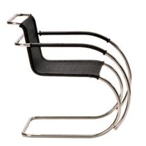 design sled base chair by Ludwig Mies Van Der Rohe (Bauhaus) D 42 Tecta