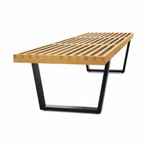 design solid wood bench by George Nelson NELSON BENCH VITRA HOME