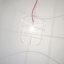 design steel pendant lamp LA CAGE by Stefan Sch&ouml;ning DARK AT NIGHT NV