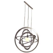 design steel pendant lamp SATURN: L 60 by Josef Albers Tecta