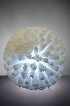 design table lamp in recyclable material SANGO Les Fourmis Bleues