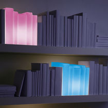 design table lamp (blown glass, handmade) BIBLIO MULTICOLOR LIGHT 22 22 EDITION DESIGN