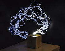 design table lamp (fiber optic, LED) MANNU Fiberforum