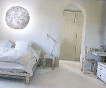 design wall light in recycled material (recyclable) OUKA Les Fourmis Bleues