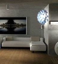 design wall light in recycled material (recyclable) SANGO Les Fourmis Bleues