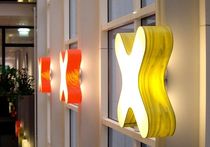 design wall light (wood) X-CLUB by Burkhard D&auml;mmer Lzf-Lamps