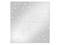 design wall mirror CASINO by Al Glass Becker Designed, Inc.