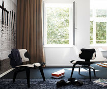 design wood chair by Charles & Ray Eames LCW CALF'S SKIN VITRA HOME